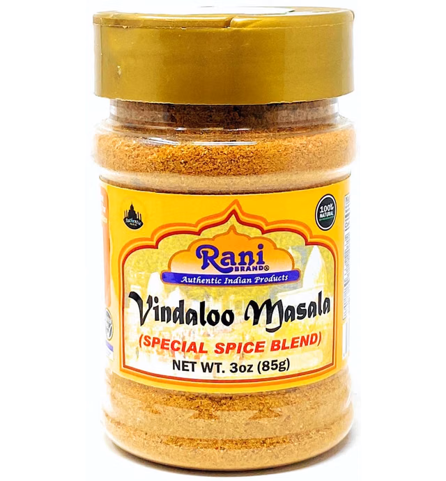 Rani Vindaloo Curry Masala Indian Spice Blend 3oz (85g) PET Jar ~ All Natural | Salt Free | Vegan | Gluten Friendly| NON-GMO | No colors