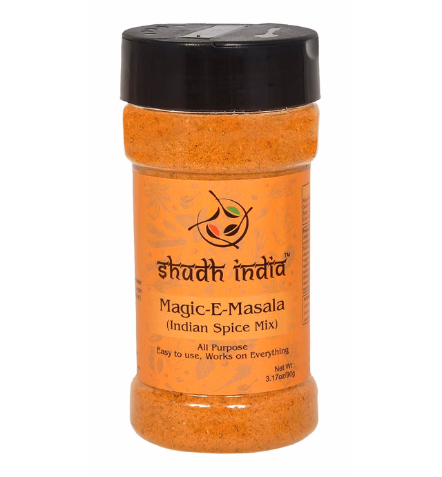 Shudh India | Magic-E-Masala | Indian Spice Mix | All Purpose Seasoning ~ All Natural | Vegan | Gluten Free Ingredients | NON-GMO | Indian Origin |