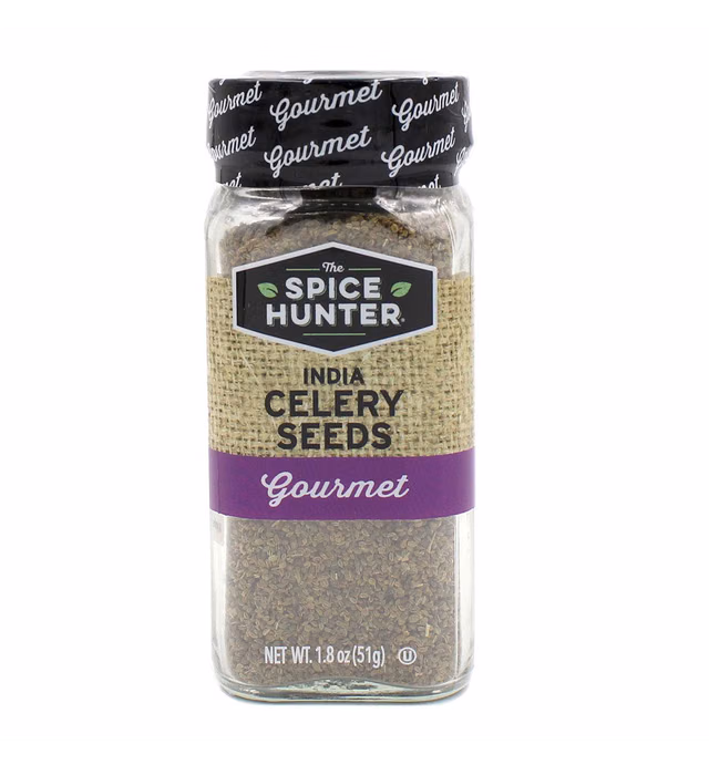 The Spice Hunter Gourmet India Celery Seeds 1.8 Oz Jar