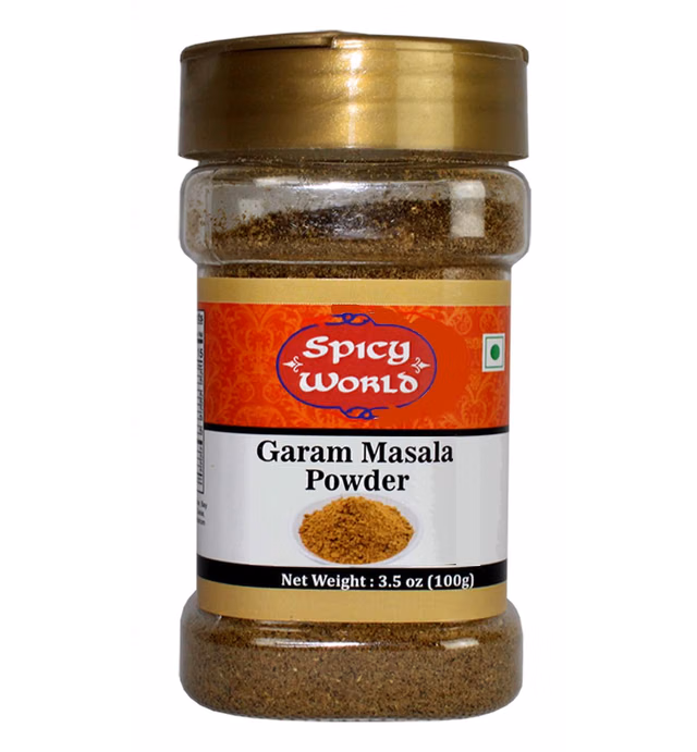 Spicy World Garam Masala 3.5 Ounce Jar - Premium Indian Blend with 15+ Ingredients