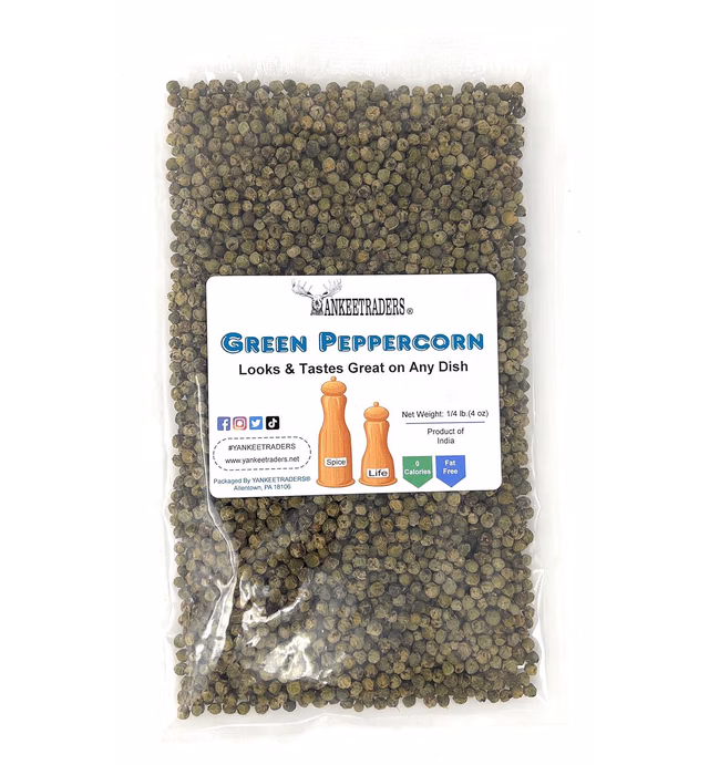 Yankee Traders Brand Peppercorns Pack, Green, 4 Ounce