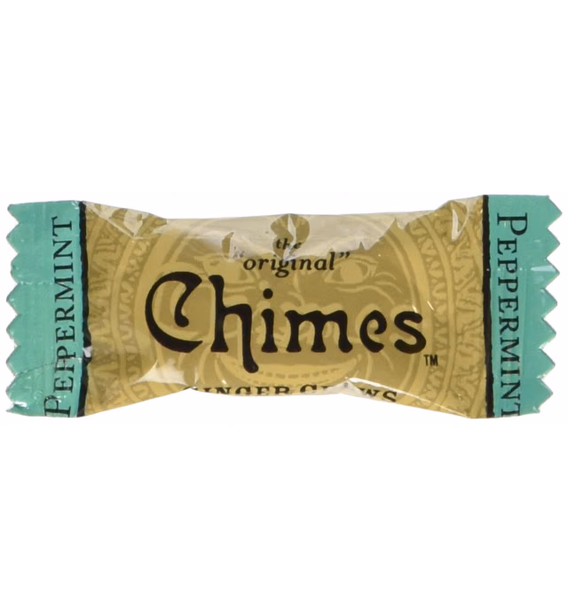 Chimes Peppermint Ginger Chews, 80 Ounce (Pack of 1)