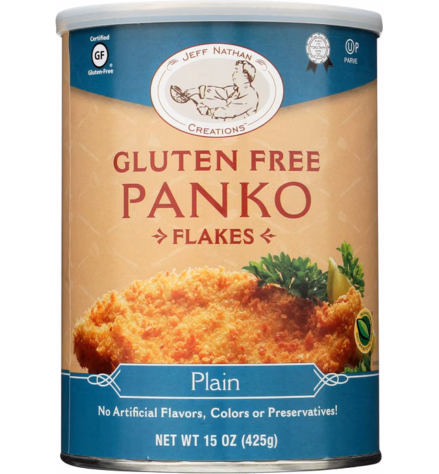 Jeff Nathan Creations Chef Gourmet Panko Plain Gluten Free, 15 Ounce