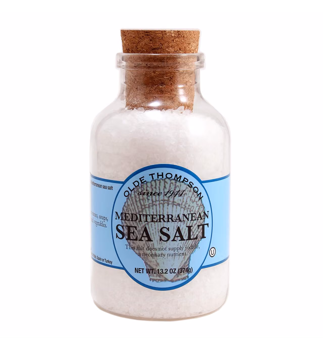Olde Thompson Mediterranean Sea Salt, Course Ground, 13.2 oz