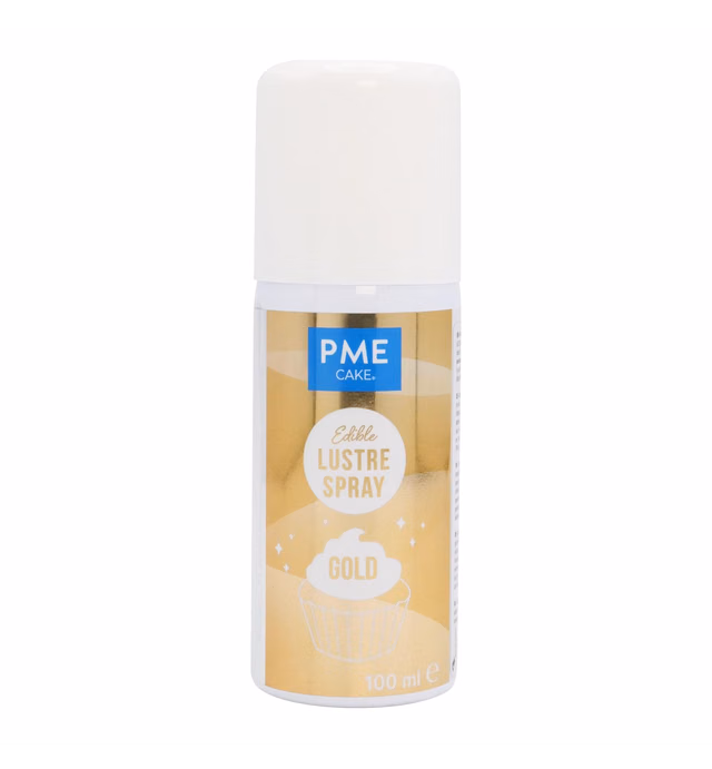 PME Edible Lustre Spray, Gold, 3.3 Ounce