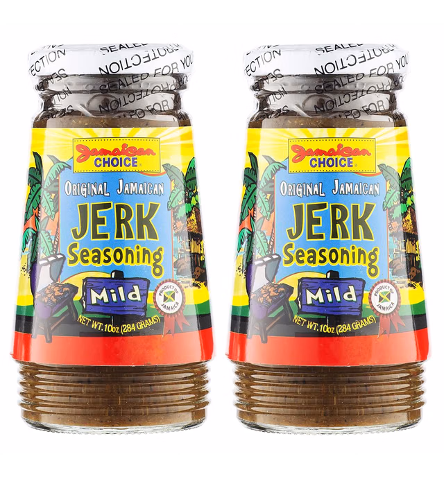 Original Jamaican Jerk Marinade, Mild Seasoning. 10 Oz (2-Pack) by Jamaican Choice