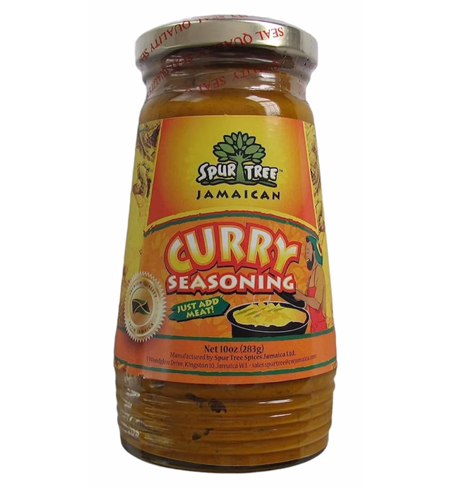 Spur Tree Jamaican Curry Seasoning – Experience Authentic Jamaican Taste – All-Natural And Fresh Ingredients – Curry Seasoning Jamaican – Curry Jamaican (10 Oz)