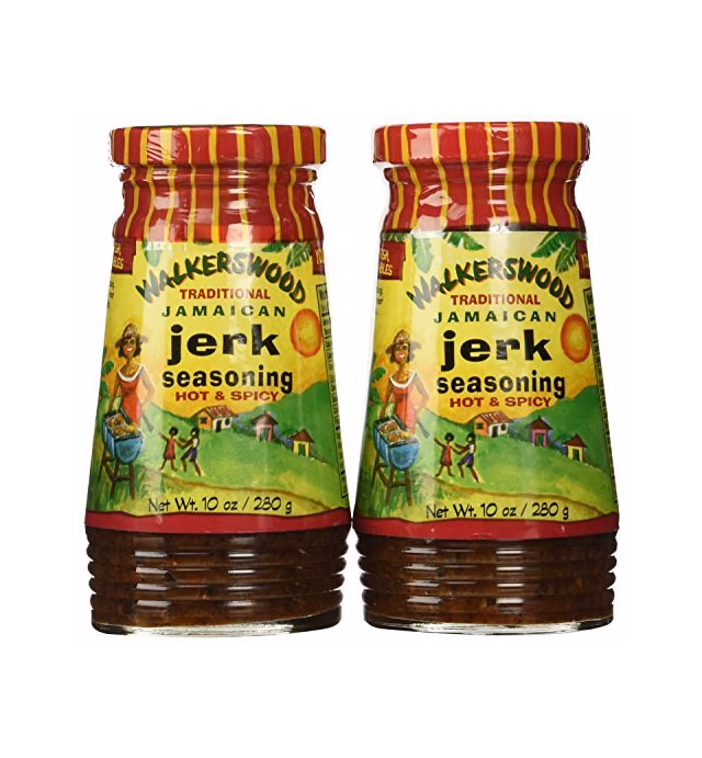 Walkerswood Hot Ka,om' Jerk Seasoning 10oz (Set of 2) by "Walkerswood Hot Ka,om' Jerk Seasoning"