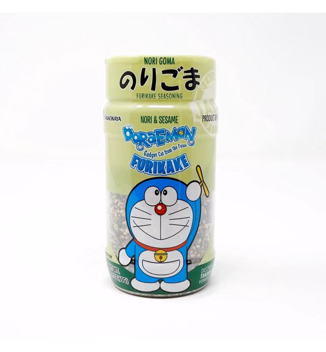 Doraemon Furikake Rice Seasoning Nori Goma (Seaweed Sesame), 2.1 Ounce (Pack of 1)