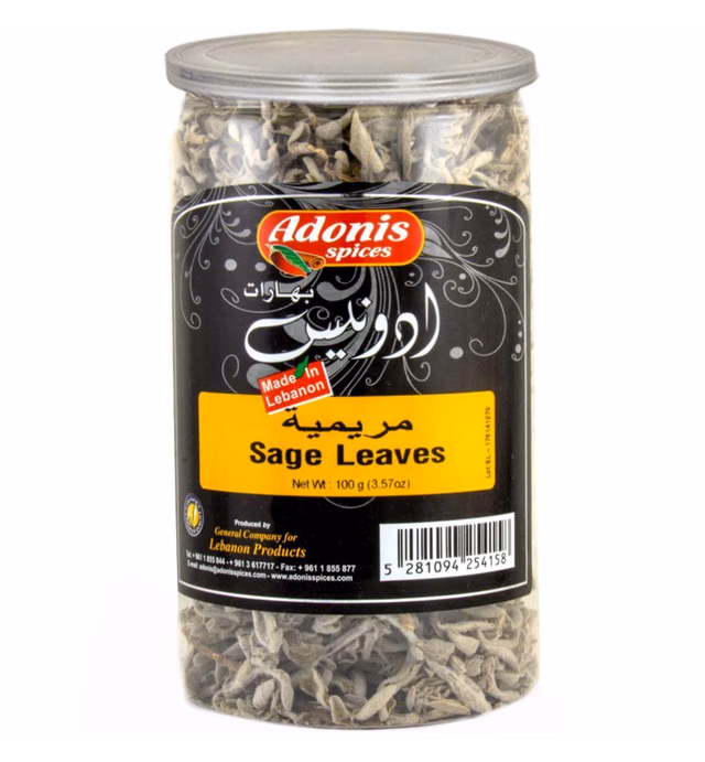 Adonis - Sage Leaves, 3.5 Oz (100g)