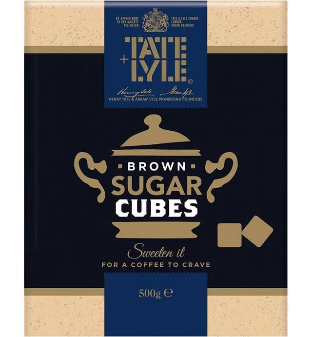 Tate & Lyle Fairtrade Demerara Sugar Cube - 500g (1.1lbs)