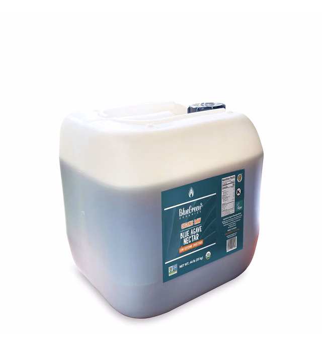 Blue Green Organic Raw Agave Nectar 44 Pounds 4 Gallon, green, 1 Count