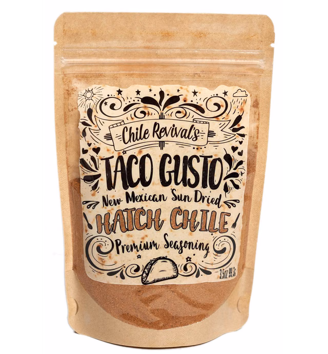Chile Revival Taco Gusto Hatch Chile Premium Seasoning Large Bag (3.5oz)