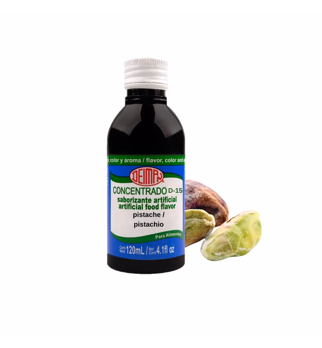 Deiman Artificial Food Flavoring Pistachio Concentrate D-15 (4 fl oz)
