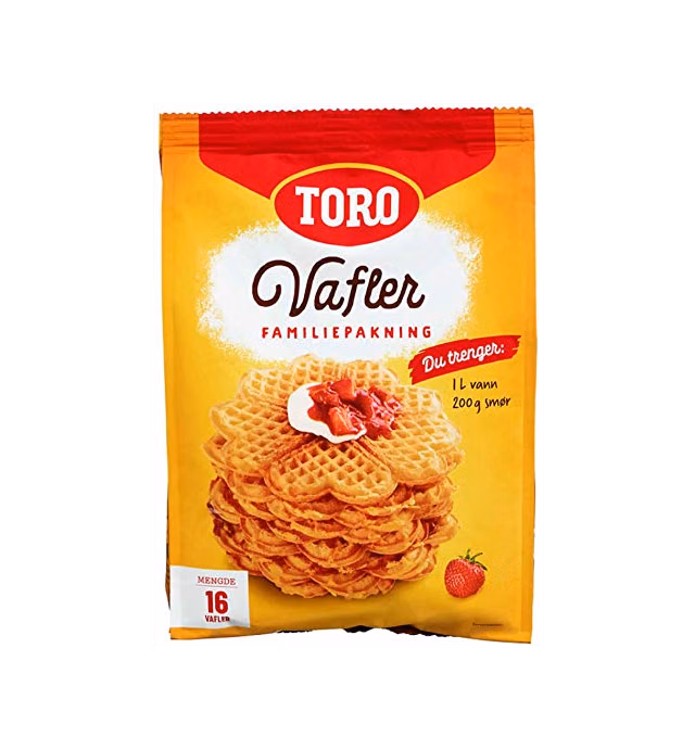 Toro Vafler - Finest Norwegian Waffle Mix (21 ounces), Made in Norway