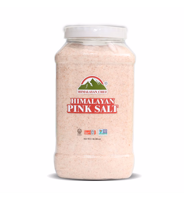 Himalayan Chef Pink Himalayan Salt, Fine-5lbs