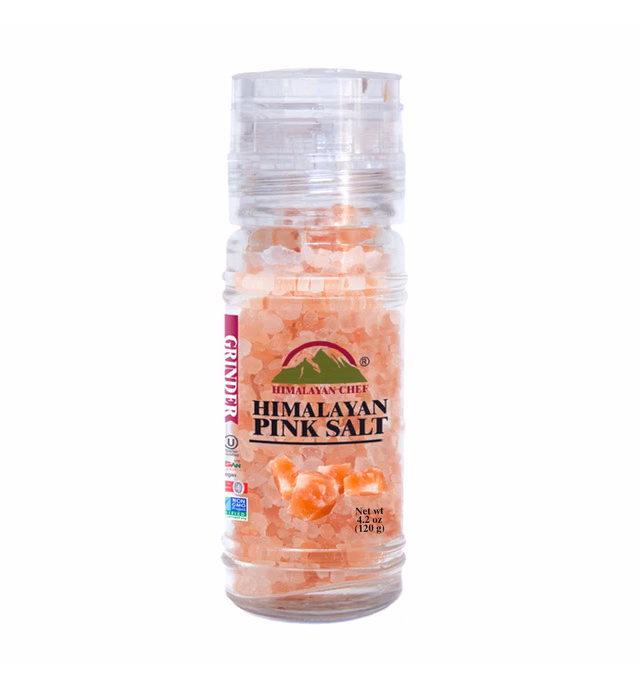 Himalayan Chef Pink Salt Coarse Refillable Grinder, 3.53 Ounce,(Pack of 1)