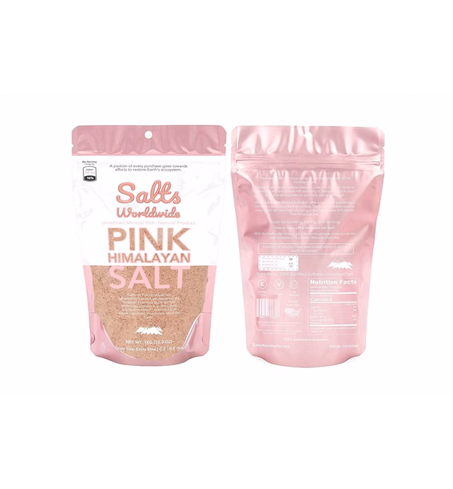 Premium Authentic Pink Himalayan Salt Imported From Pakistan - 1KG THE BIG BAG - Ancient Pakistan Himalayan Sea Salt - Kosher Salt - Table Salt