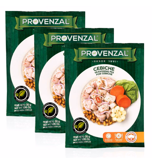 Pack of 3 Provenzal Cebiche Base 1.06 Oz.
