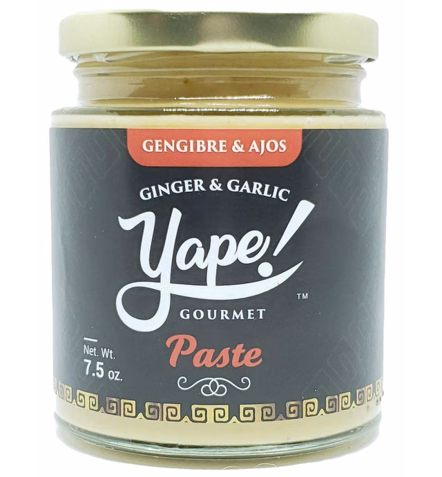 Ginger Garlic Paste - Yape Gourmet Peruvian - 7.5 Oz Jar - Product of Peru (Pack of 1)