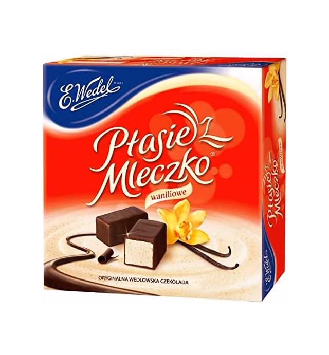 Wedel Ptasie Mleczko Chocolate Covered Vanilla Marshmallow,380g(13.4 oz)