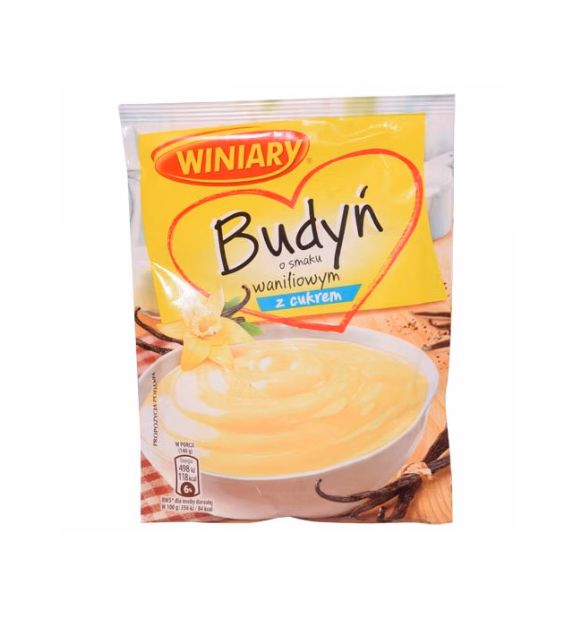 Winiary Vanilla Flavored Budyn 60g (Pack of 5)
