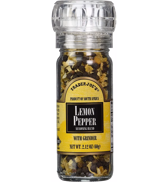 Trader Joe lemon pepper seasoning