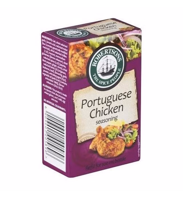 Robertsons Spice - Portuguese Chicken Seasoning Refill Box 75g