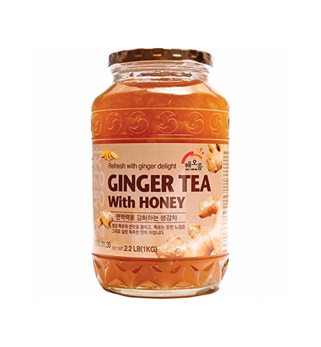 Haio Ginger Tea With Honey Refresh With Korean Herbal Tea Ginger Delight - Product of Korea 2.2 lb (1 kg)
