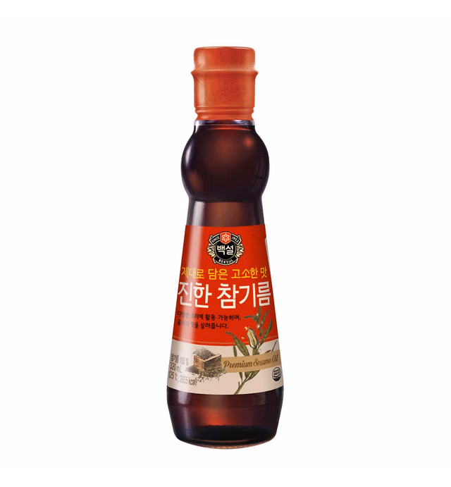 CJ Premium Sesame Oil Beksul Original, brown, 10.8 fl oz (320 ml)