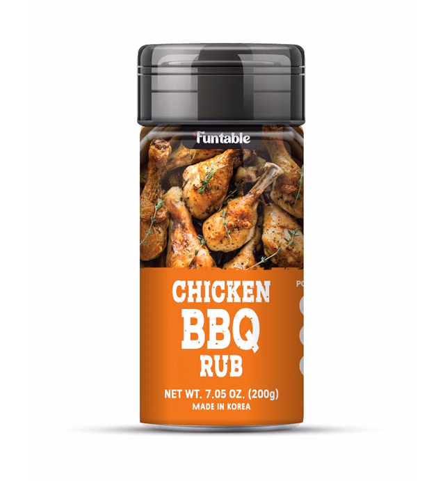 FUNTABLE Chicken BBQ Mild Rubs - Multi Purpose Rubs for Seasoning for Meats and Grill (7.05 OZ)