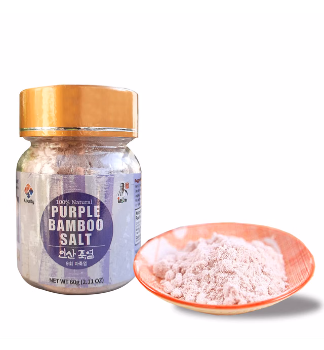 Dr.Insan Purple 9 times Roasted Bamboo Salt 60G (POWDER)