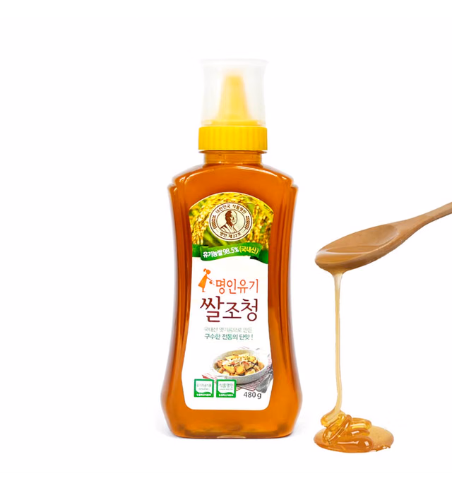 KANG BONG SEOK, Master Organic Rice Jocheong I Korea Food Master I Sugar Free Sweetener I Rice Syrup I Grain Syrup I Barley Malt Syrup I Cooking Sauce Seasoning I Pancake Syrup I 17 Oz.
