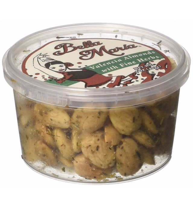 Bella Maria Valencia Almonds with Fine Herbs, 4 Oz (Pack of 6)