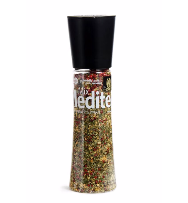 Carmencita. Mediterranean Salt Mix. Giant Grinder. 190g (6.7oz)