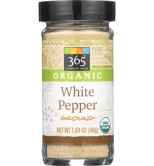 365 Everyday Value, Organic Ground White Pepper, 1.69 oz
