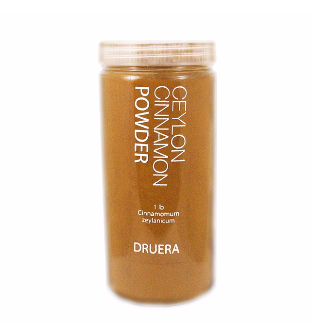 DRUERA Pure Ceylon Cinnamon powder 1 lb - Freshly ground to order and shipped from Ceylon