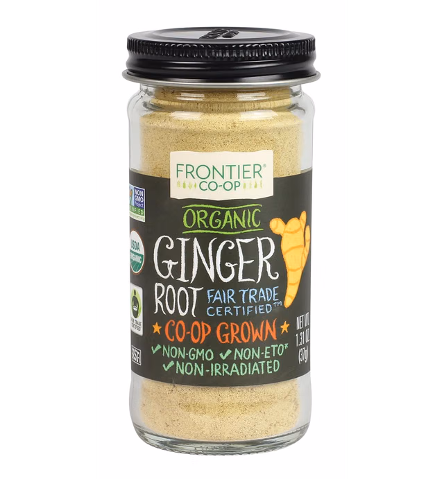 Frontier Organic Powder, Ginger Root, 1.31 Ounce