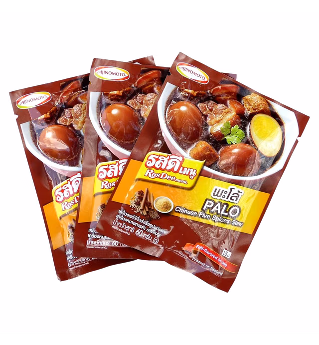 Ajinomoto Rosdee Menu Palo Chinese Five Spices Stew Seasoning 60 grams Pack of 3