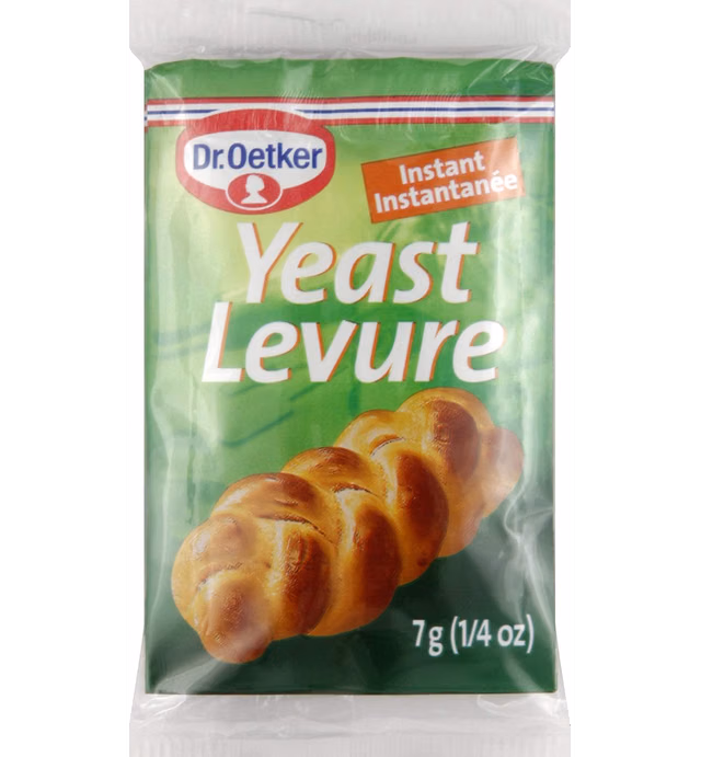 Dr. Oetker Yeast Levure Instant, 0.25-Ounce (Pack of 3)