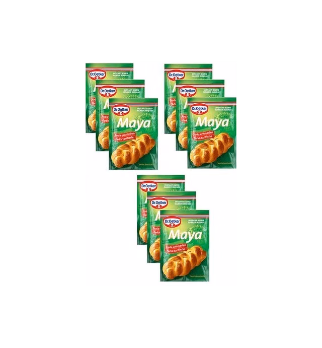 Dr. Oetker Yeast Maya From Turkey 10gr - 9 pc