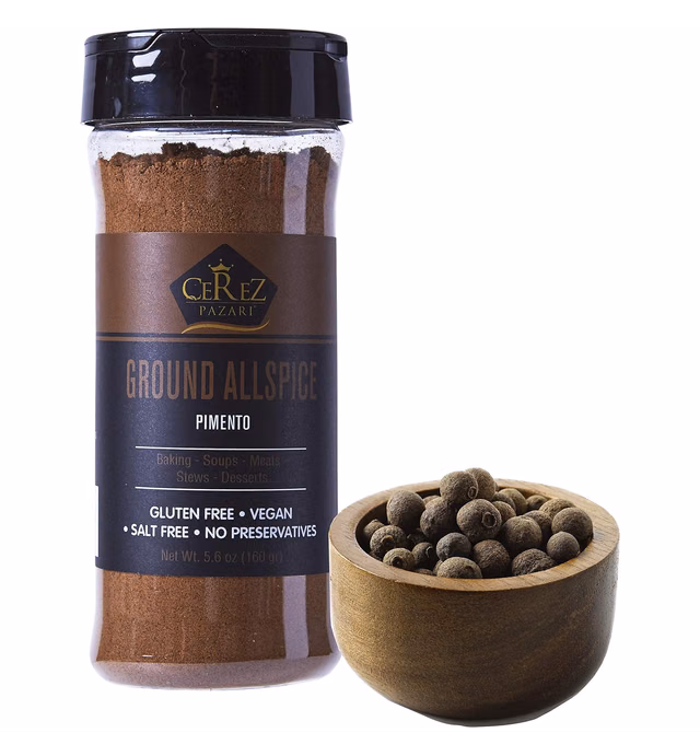 Cerez Pazari Allspice Ground 5.6 oz Premium Grade,%100 Natural, Freshly Packed, Non-GMO, Gluten Free, No Preservatives…