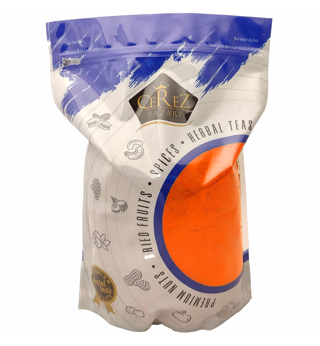 Cerez Pazari Ground Cayenne Pepper Powder 3.5lbs, Red Pepper Powder,%100 Natural, Freshly Packed, Gluten Free, Bulk Package