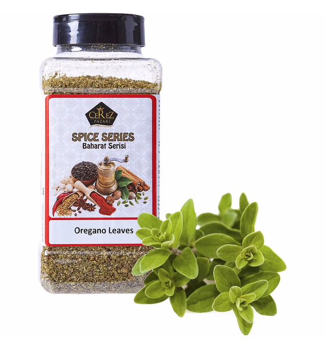 Cerez Pazari Oregano Leaves 5.3 oz Premium Grade Bulk,%100 Natural, Freshly Packed, Non-GMO, Gluten Free, No Preservatives, Easy To Use Flapper Spice Cap