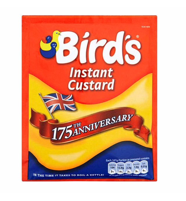 Birds Instant Custard Triple Pack Original Birds English Custard Powder Imported From The UK England The Best Of British Custard Powder Triple Pack