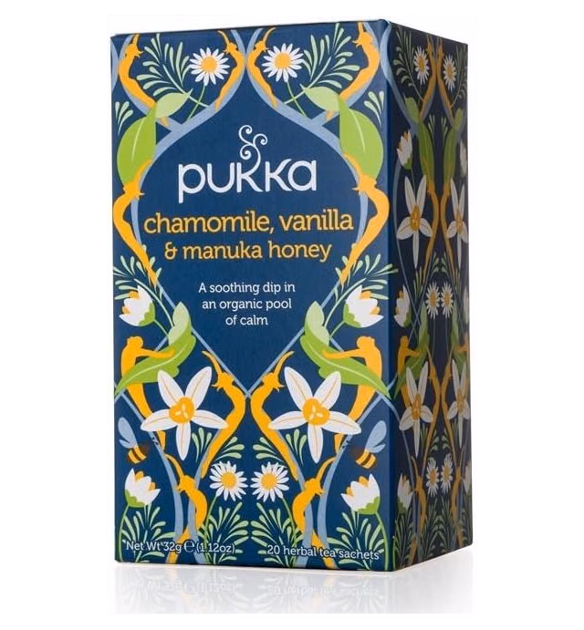 Pukka Herbal Teas -Chamomile, Vanilla & Manuka Honey 20 Bags