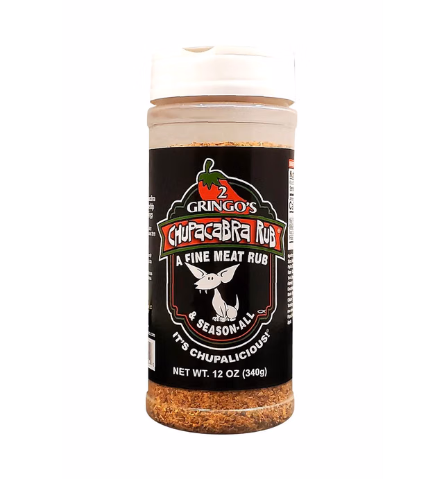 2 Gringos Chupacabra Original Fine Meat Rub, 12 Ounces