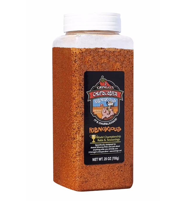2 Gringos Chupacabra Ribnoxious Rib Rub, 25 Ounces
