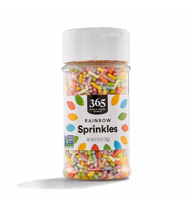 365 by Whole Foods Market, Rainbow Sprinkles, 2.75 Ounce