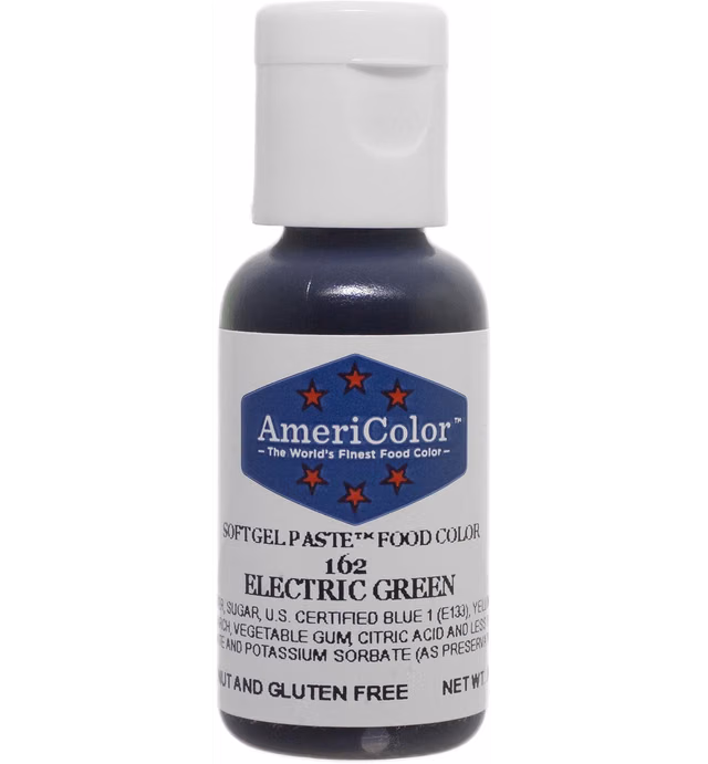 Americolor Gel Paste Food Color, Electric Green